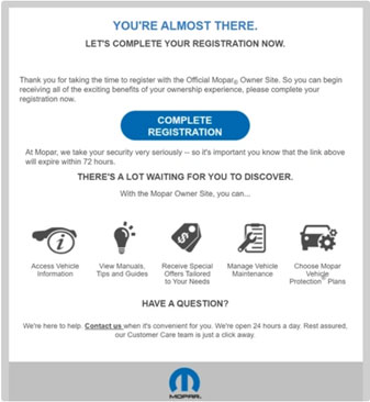 Email Confirmation